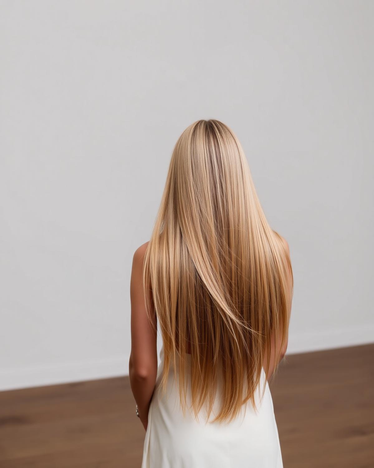Long, blended luxury extensions